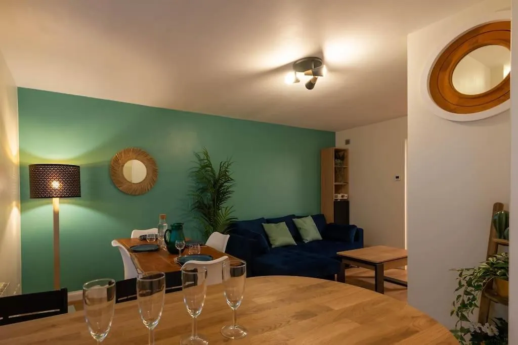 公寓 Balneo & Sauna, Sejour Detente Aux Teinturiers - Metro Charpennes - Garage 维勒班